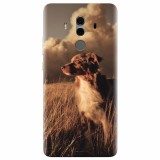 Husa silicon pentru Huawei Mate 10, Alone Dog Animal In Grass