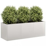 vidaXL Jardinieră 120x40x40 cm oțel inoxidabil 860679