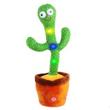 Cumpara ieftin Jucarie de plus Cactus dansator cu acumulator si cablu USB