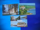 HOPCT LOT 2424 RESITA SI CARANSEBES -JUD CARAS SEVERIN-4 CARTI POSTALE-CIRCULATE, Circulata, Printata, Caras-Severin