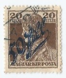 Romania, Em. Timisoara, LP. 2a/1919, Marci magh. cu supratipar oblic, oblit., Stampilat