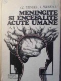 Meningite si Encefalite Acute Umane - Taindel, Predescu, Editura Medicala 1983, Carte Medicina Interna