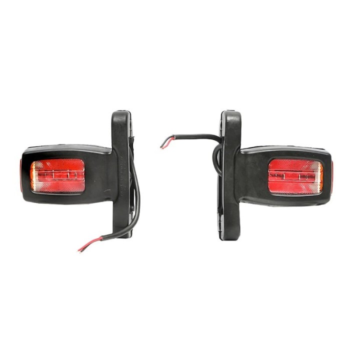 Lampi laterale de gabarit cu LED 12 24V, rosu-alb-galben