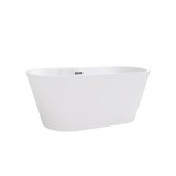 Cada Freestanding Leziter Noa 150x70x56 cm, Acrilic Sanitar, Albă