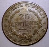 J.177 COSTA RICA 25 CENTIMOS 1924 ARGINT