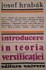 Introducere in teoria versificatiei - Josef Hrabak - Carte