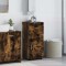 vidaXL Dulap de Baie cu ușă TULUM Stejar afumat 37 x 31.5 x 82 cm 880346