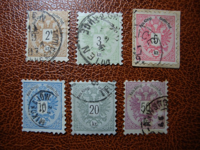 AUSTRIA 1883 SERIE