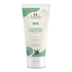 Lubrifianti bio vegan - Luxuria BIO Lubrifiant cu Cannabis 100 ml Pe Baza de Apa Formula Naturala Rezista Foarte Mult