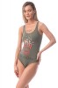 N621-1218 Body casual tip maiou cu imprimeu si text inscriptionat in fata, M