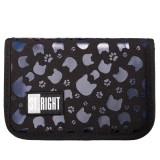 Penar neechipat cu 1 fermoar, 2 extensii, St Majewski, St.Right Black Cats, Negru