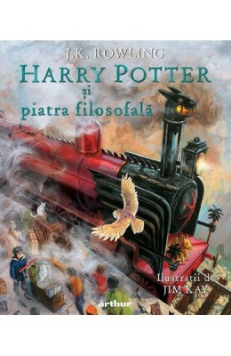 Harry Potter Si Piatra Filozofala - I Editie Ilustrata, J.K. Rowling - Editura Art foto