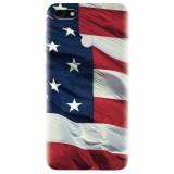 Husa silicon pentru Huawei Y6 Pro 2017, American Flag Illustration