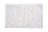Cumpara ieftin Covoras blana artificiala alba 100 x 50 cm