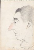 A1668 Schiță de Dimitrie &bdquo;Puiu&rdquo; Eitel, 1941, semnată