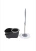 Set Galeata Mop Rotativ cu Storcator 14L, Maner Telescopic, Microfibra 360&deg; - Curatare Parchet, Ceramica, Lemn