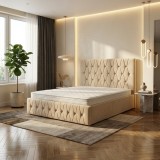 Pat Tapitat Iris Crem Catifea Premium Model popular