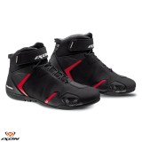 Cumpara ieftin Ghete pentru scuter - motocicleta Roadster barbati All Season Ixon model Gambler WP MS culoare: negru/rosu (100% waterproof) 39
