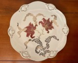 PLATOU DIN PORTELAN FIN CREM D32CM