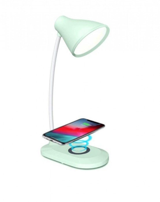 Lampa cu incarcator wireless si 3 nivele de iluminare