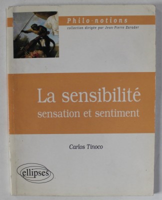 LA SENSIBILITE , SENSATION ET SENTIMENT par CARLOS TINOCO , 1998 foto