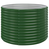 Cumpara ieftin Jardiniera, verde, 100x100x68 cm, otel galvanizat