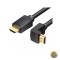 Cablu Video Vention Angled HDMI - HDMI 4K 1.5m Negru AAQBG