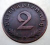 2.978 GERMANIA 2 REICHSPFENNIG 1937 D, Europa, Bronz