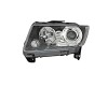 Far JEEP COMPASS (PK), 09.2014-06.2017, partea stanga, DEPO, H9+P27/7W+WY21W; electrical; negru; cu motor; halogen,