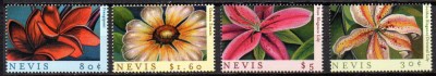 NEVIS 2000, FLORA, serie neuzata, MNH foto