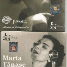 (B) CD - Maria Tanase vol1+vol2, original Jurnalul National