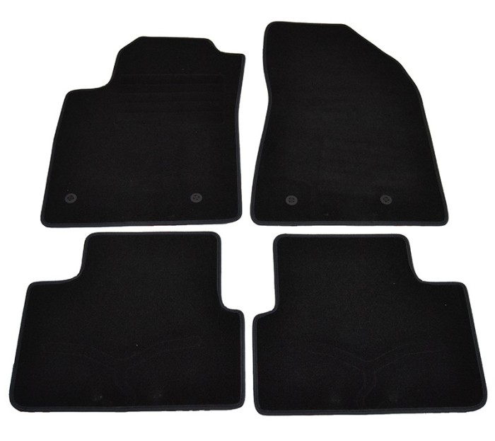 Covorase mocheta Fiat Bravo 2/2007- Negru, set de 4 bucati