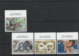 Samoa 2015-Fauna,WWF,Reptile,Serpi,serie 4 val.,Partea I,MNH,Mi.1218-1221, Nestampilat