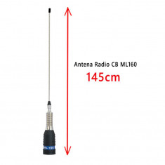 Antena Radio CB ML160 145cm ML-160