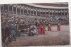 Bnk cp Corrida de toros - Quite de caballo - necirculata, Spania, Printata