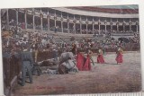 Bnk cp Corrida de toros - Quite de caballo - necirculata, Spania, Printata