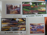 Uganda - Timbre trenuri, locomotive, cai ferate, nestampilate MNH, Nestampilat