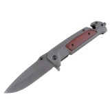 Cumpara ieftin Briceag de vanatoare DEPOX&reg;, Major Assault, otel inoxidabil, 23 cm, argintiu