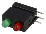 LED Bicolor Roșu/Verde 3mm 20mA