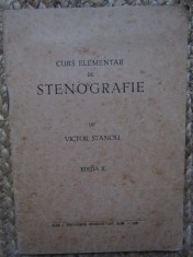 Curs elementar de stenografie - Victor Stanciu