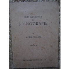 Curs elementar de stenografie - Victor Stanciu