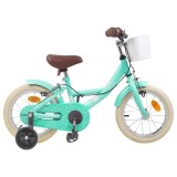 vidaXL Bicicletă pentru Copii 12 Inci pentru 2-4 ani Verde Mării 42009438