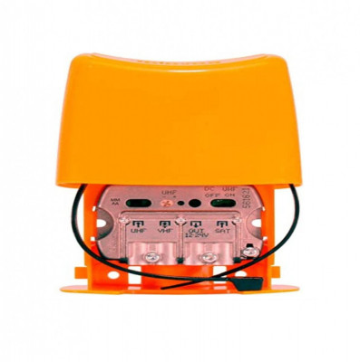 Amplificator de antena Televes 3E 1S cu filtru 5G LTE, pentru a imbunatati calitatea si puterea semnalelor TV - RESIGILAT foto