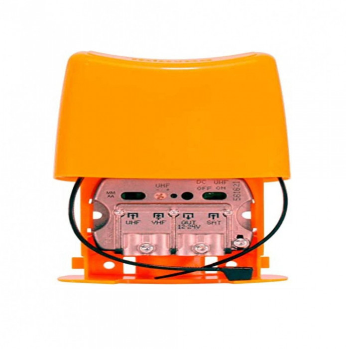 Amplificator de antena Televes 3E 1S cu filtru 5G LTE, pentru a imbunatati calitatea si puterea semnalelor TV - RESIGILAT