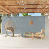 Copertina laterala retractabila de terasa, gri, 220x600 cm GartenMobel Dekor, vidaXL