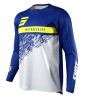 Tricou cross/enduro Shot Racing Devo Roll albastru/alb/galben marime L