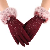 GL50-81 Manusi pentru touchscreen accesorizate cu blanita si nituri