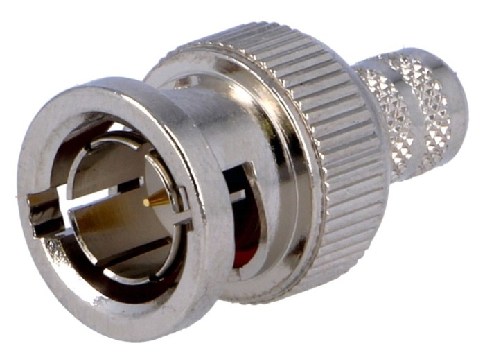 Conector BNC tată drept 75&Omega;