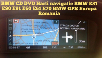 BMW CD DVD Harti navigație BMW E81 E90 E91 E60 E61 E70 BMW GPS Europa Romania foto