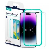 Folie de protectie Ecran ESR Shield pentru Apple iPhone 14 Pro Max, Sticla Securizata, Full Glue